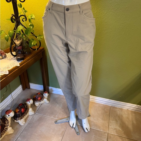 Lululemon Athletica Khaki Pants - Picture 1 of 9